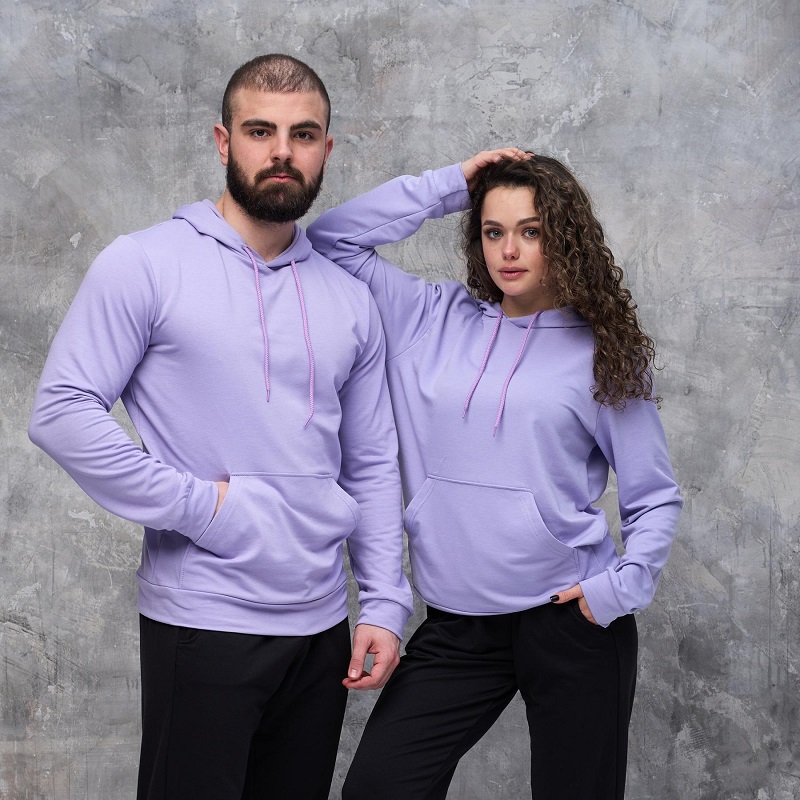 худі бузкового кольору